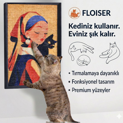 FLOISER Dekoratif Kedi Tırmalama Paneli