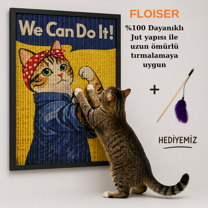 FLOISER Dekoratif Kedi Tırmalama Paneli