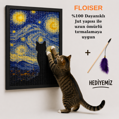 FLOISER Dekoratif Kedi Tırmalama Paneli