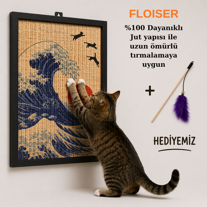 FLOISER Dekoratif Kedi Tırmalama Paneli