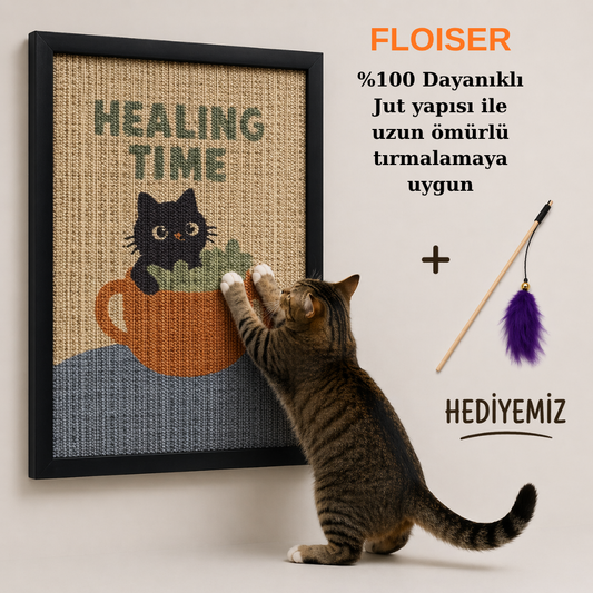 FLOISER Dekoratif Kedi Tırmalama Paneli