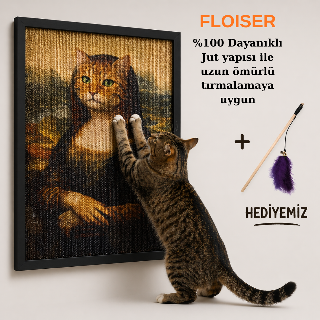 FLOISER Dekoratif Kedi Tırmalama Paneli