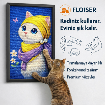 FLOISER Dekoratif Kedi Tırmalama Paneli