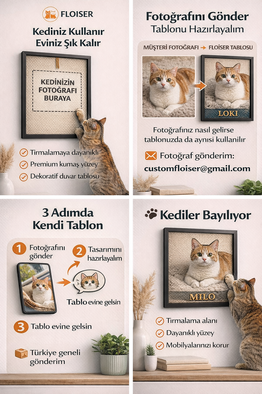 FLOISER Kişiselleştirilmiş Tırmalama Tablosu