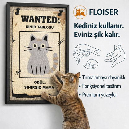 FLOISER Dekoratif Kedi Tırmalama Paneli
